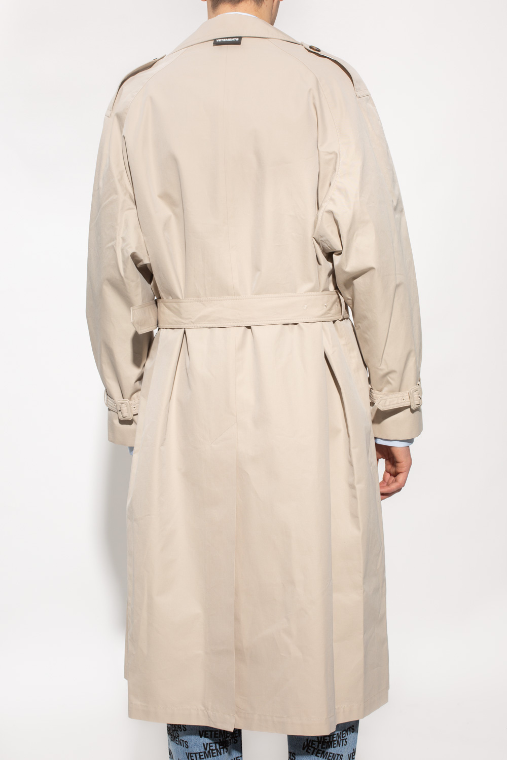 【関税&送料込】Vetements Camel Cotton Oversize Trench Coat Vetements Cotton oversize trench coat | The Fashion Square